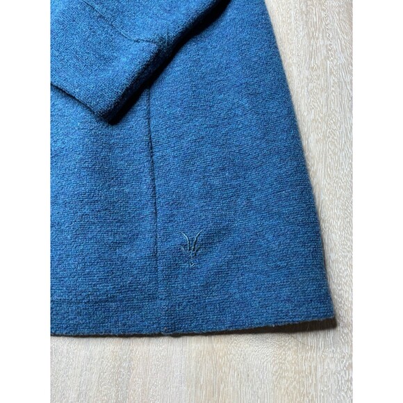 Ibex Reese Merino Wool Sweater Jacket in Blue Women's Size Small - Picture 7 of 7
